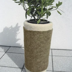 Winter Beschermingsmat Van Schapenwol 'grijs'